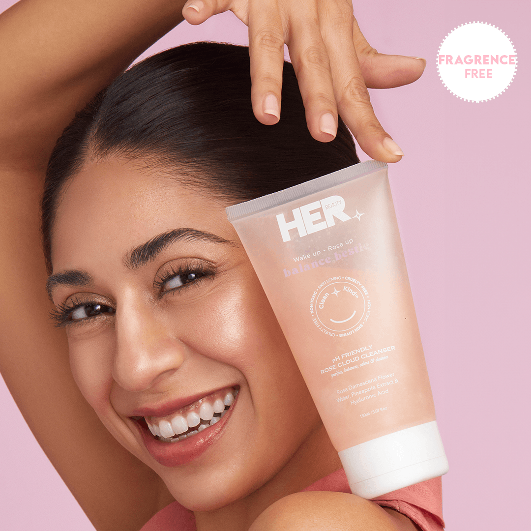 Her Beauty Balance Bestie pH Friendly Rose Cloud Cleanser 150ml - TheSkinFit