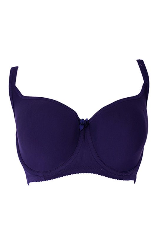 BLS Barbola Wired And Padded Bra Navy Blue