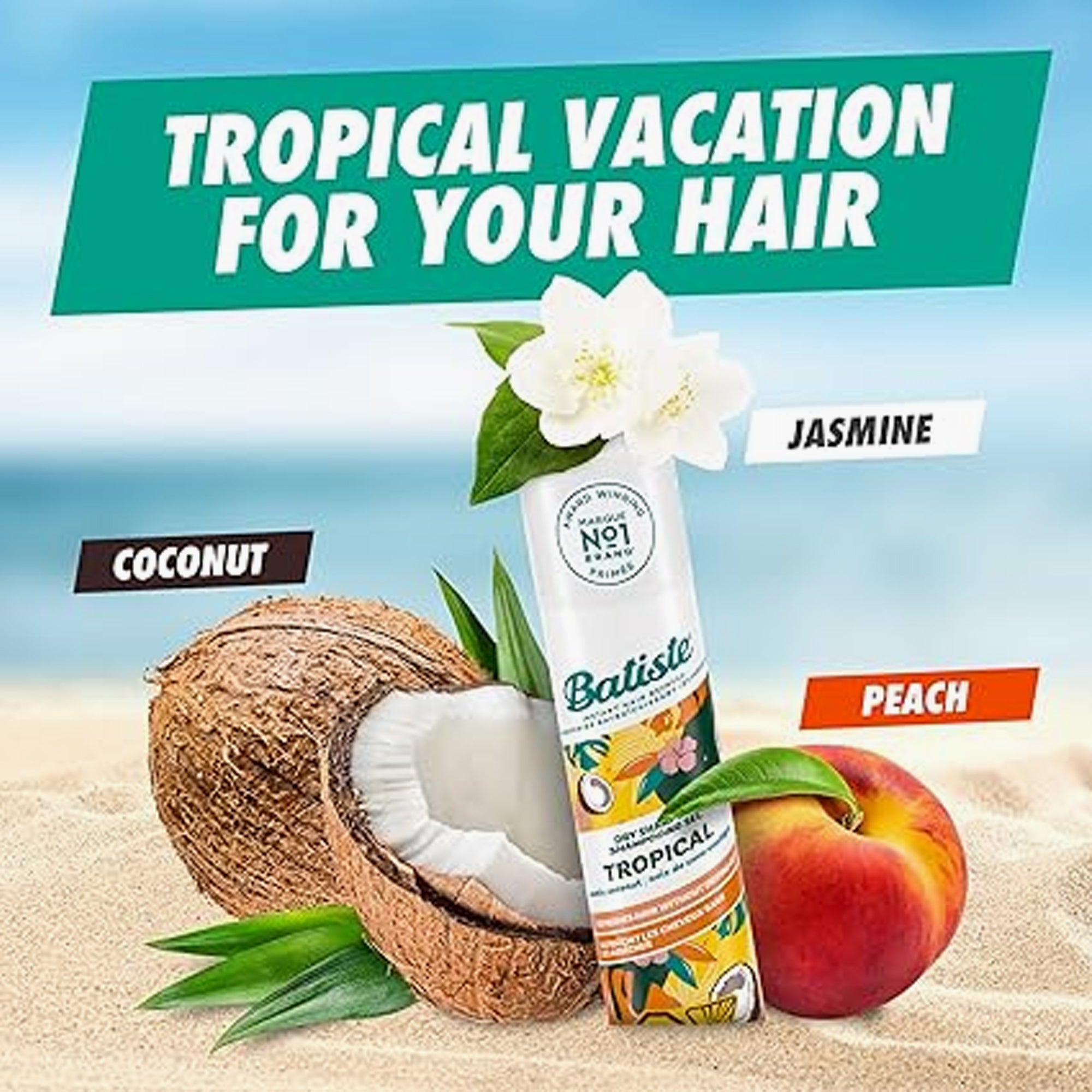 Batiste Dry Shampoo Coconut & Exotic Tropical 200ml