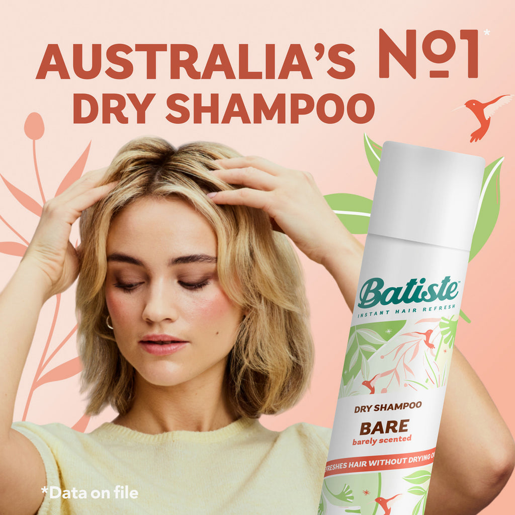 Batiste Dry Shampoo Natural & Light Bare 200ml