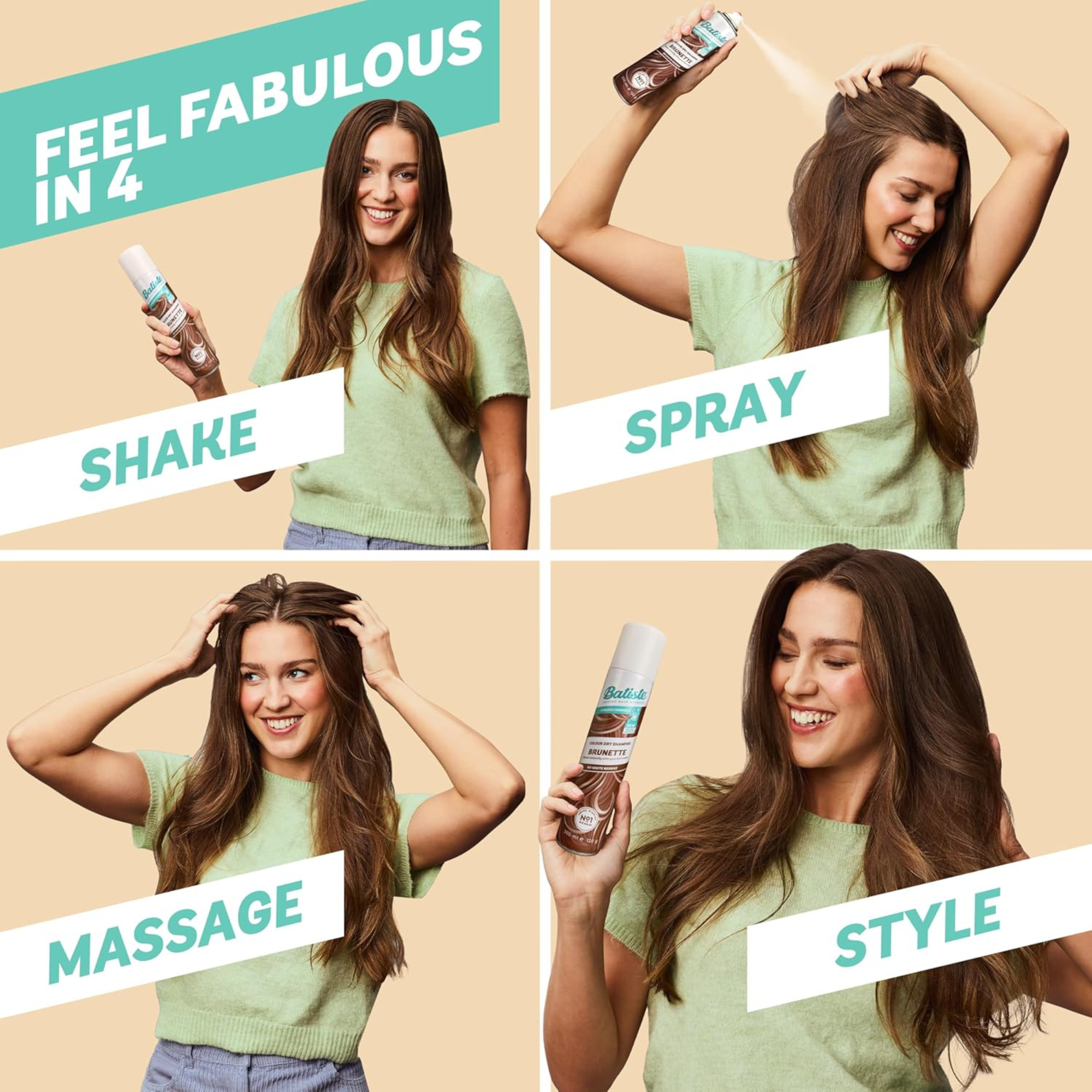 Batiste Dry Shampoo Brunette 200ml