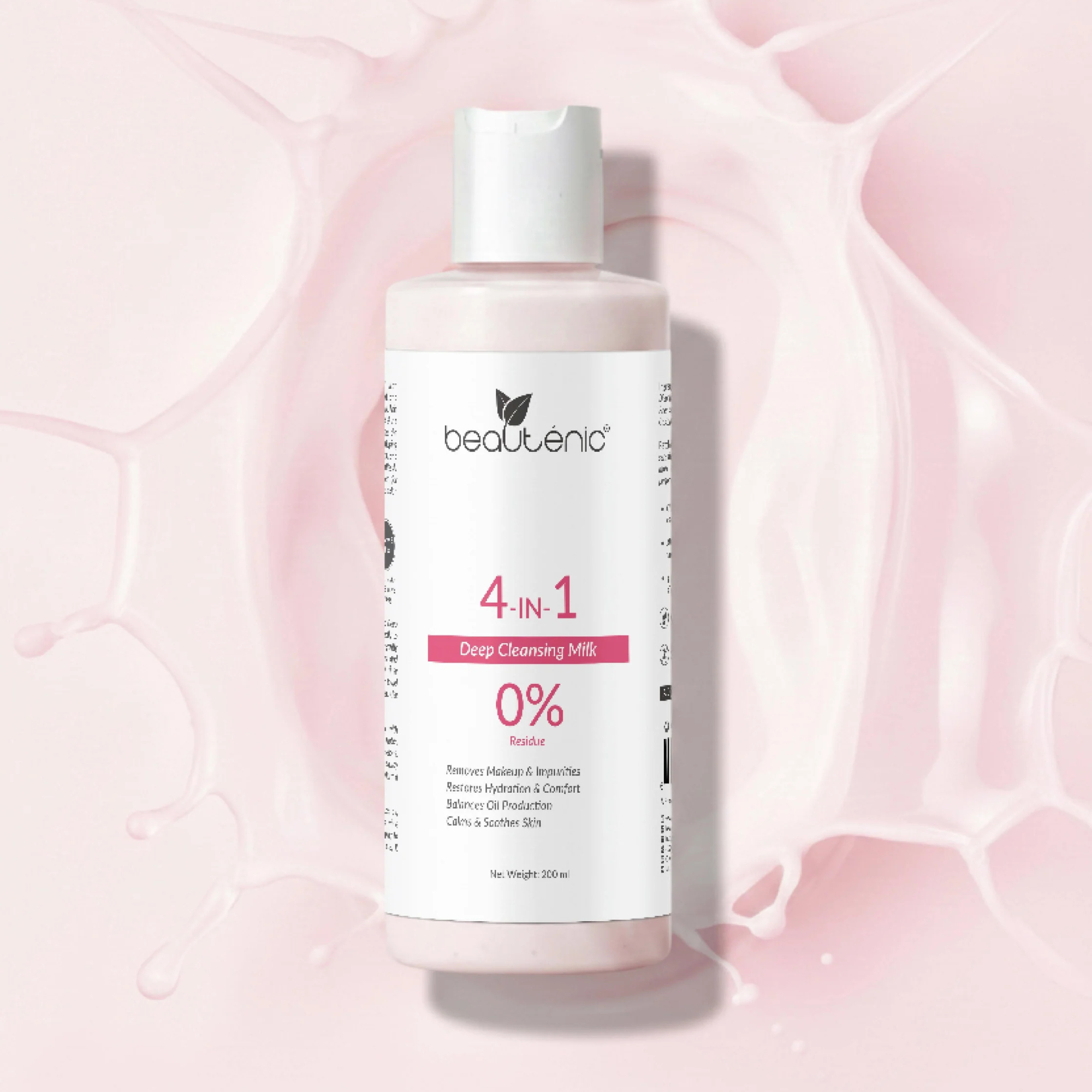 Beautenic 4-in-1 Deep Cleansing Milk how to use