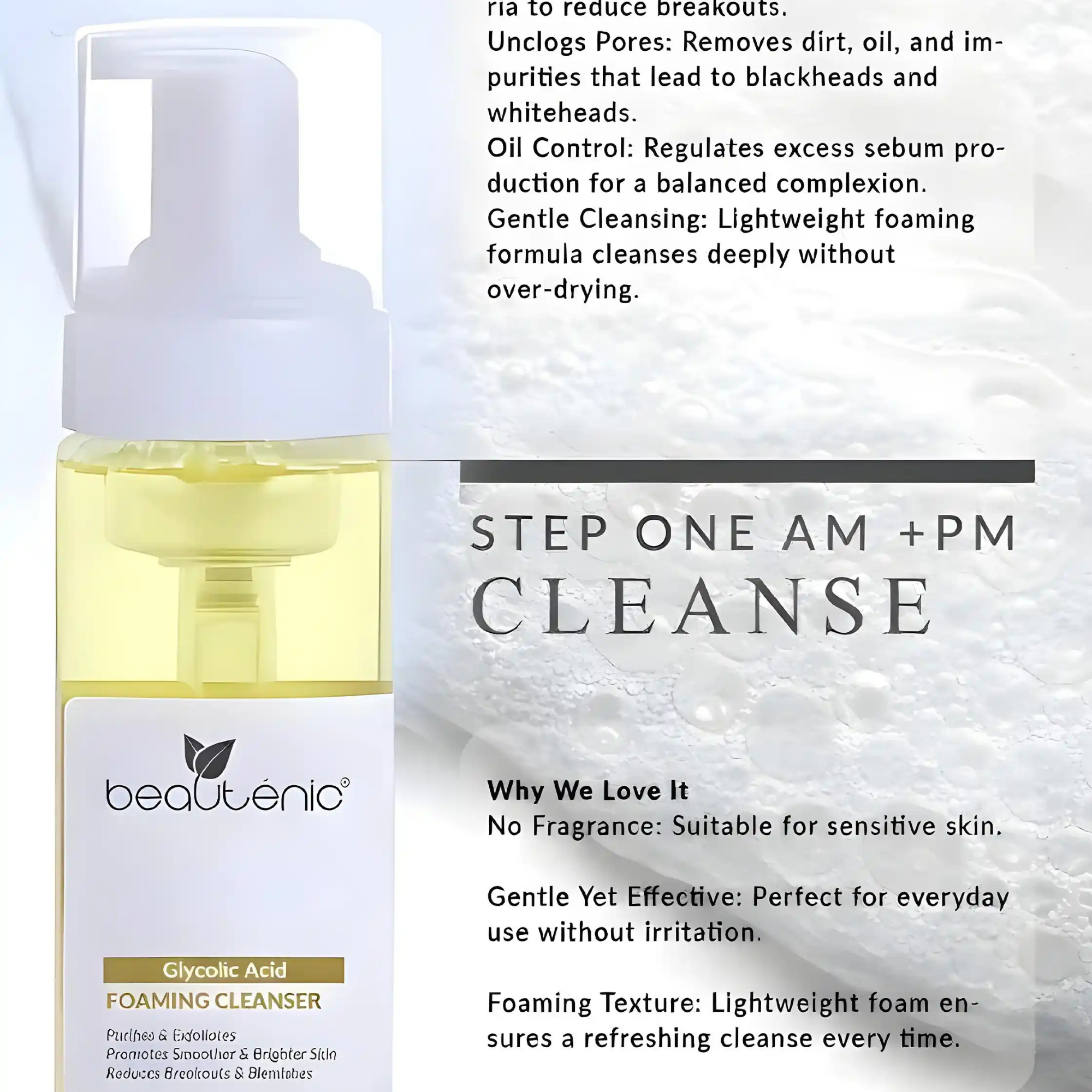 Beautenic Glycolic Acid Foaming Facewash price in Pakistan