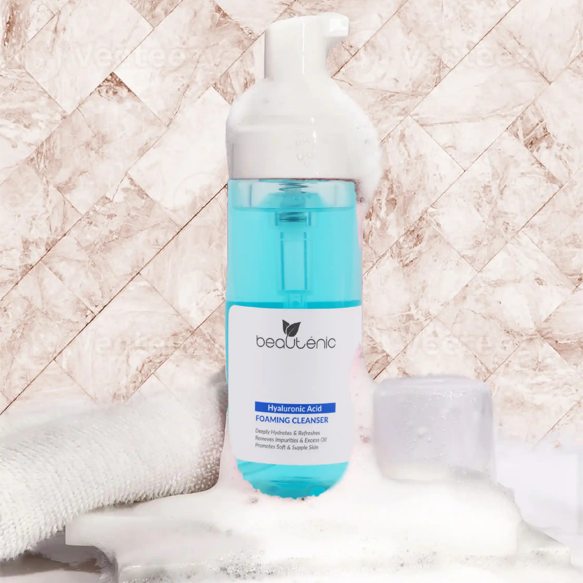 Beautenic Hyaluronic Acid Foaming Facewash how to use
