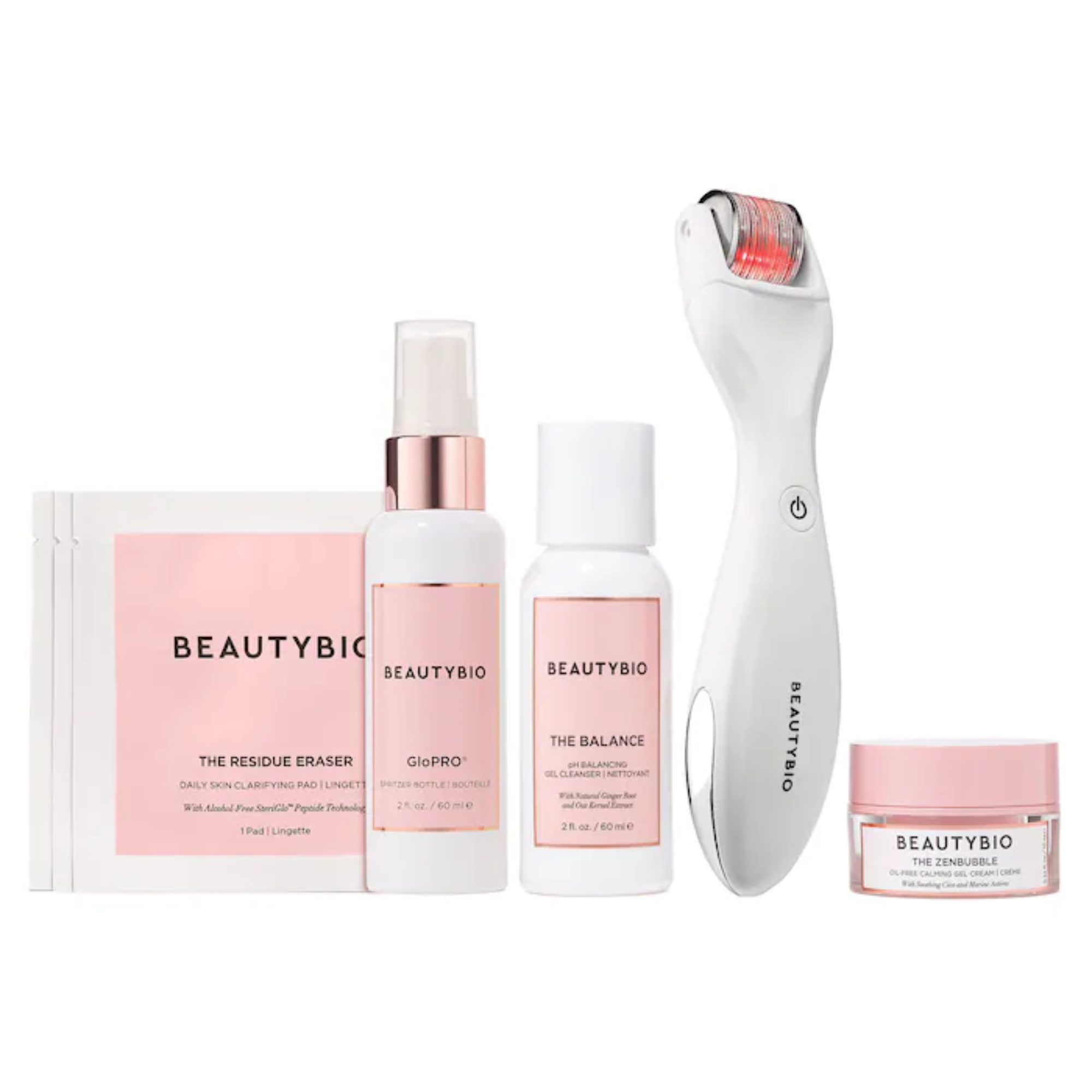 BeautyBio Get That Glow Glopro Facial Microneedling Discovery Set