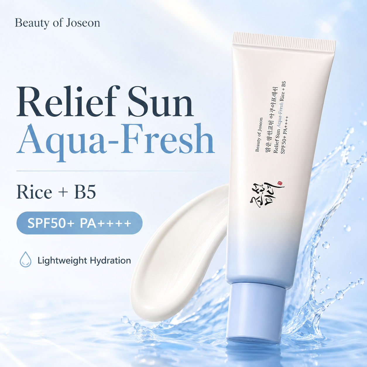 Beauty Of Joseon Relief Sun Aqua-Fresh Rice + B5 SPF50+ PA++++