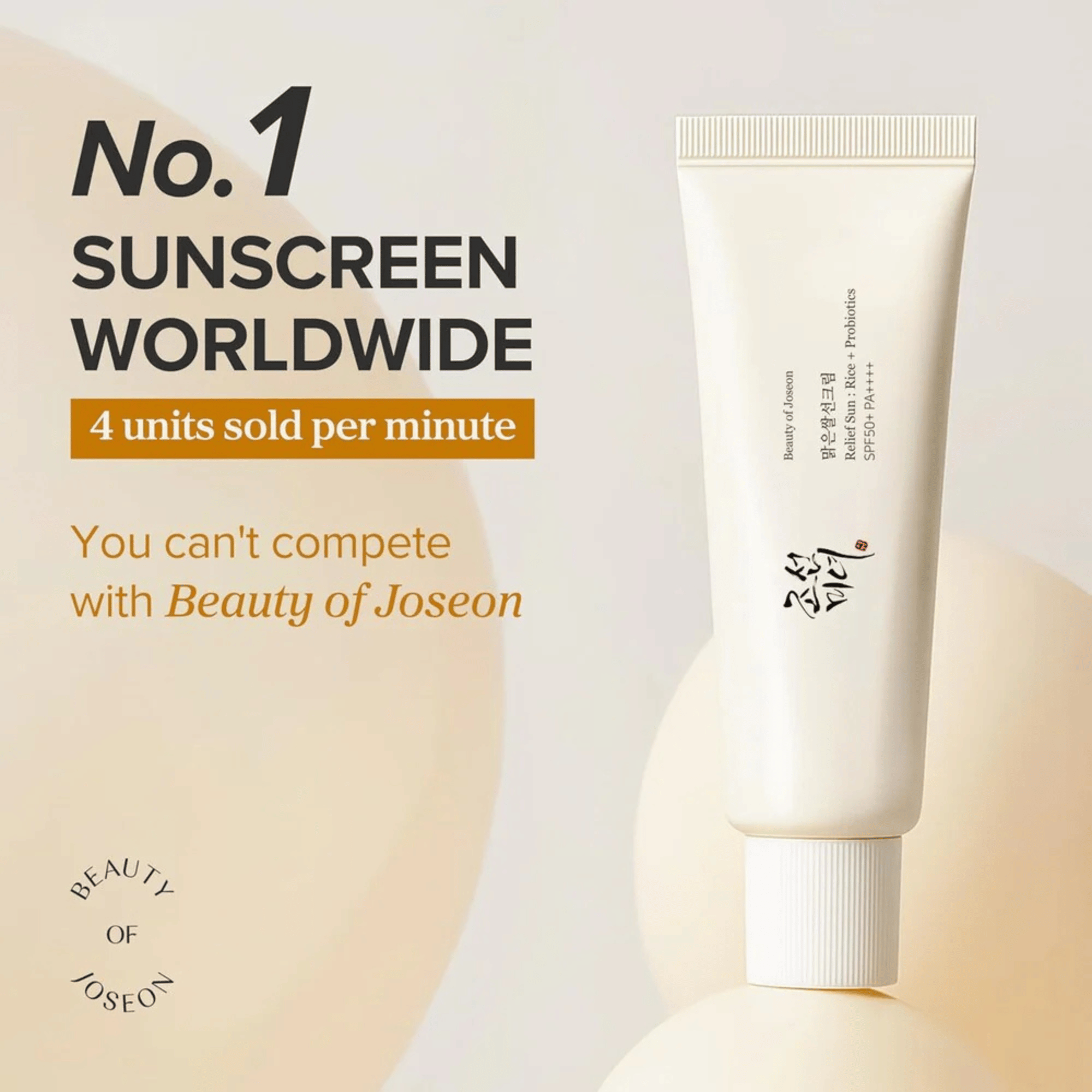 Beauty of Joseon Relief Sun Rice + Probiotics SPF50+ PA++++ 50ml