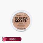 Revolution Relove Super Matte Pressed Powder Beige 6gm