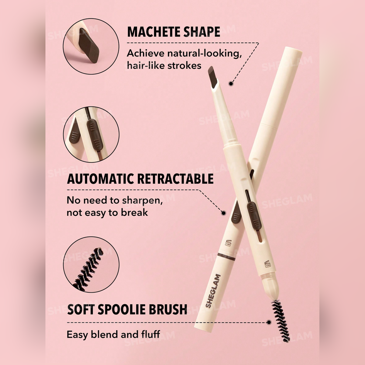 Sheglam Better Brows Long Lasting Eyebrow Pencil 0.15gm