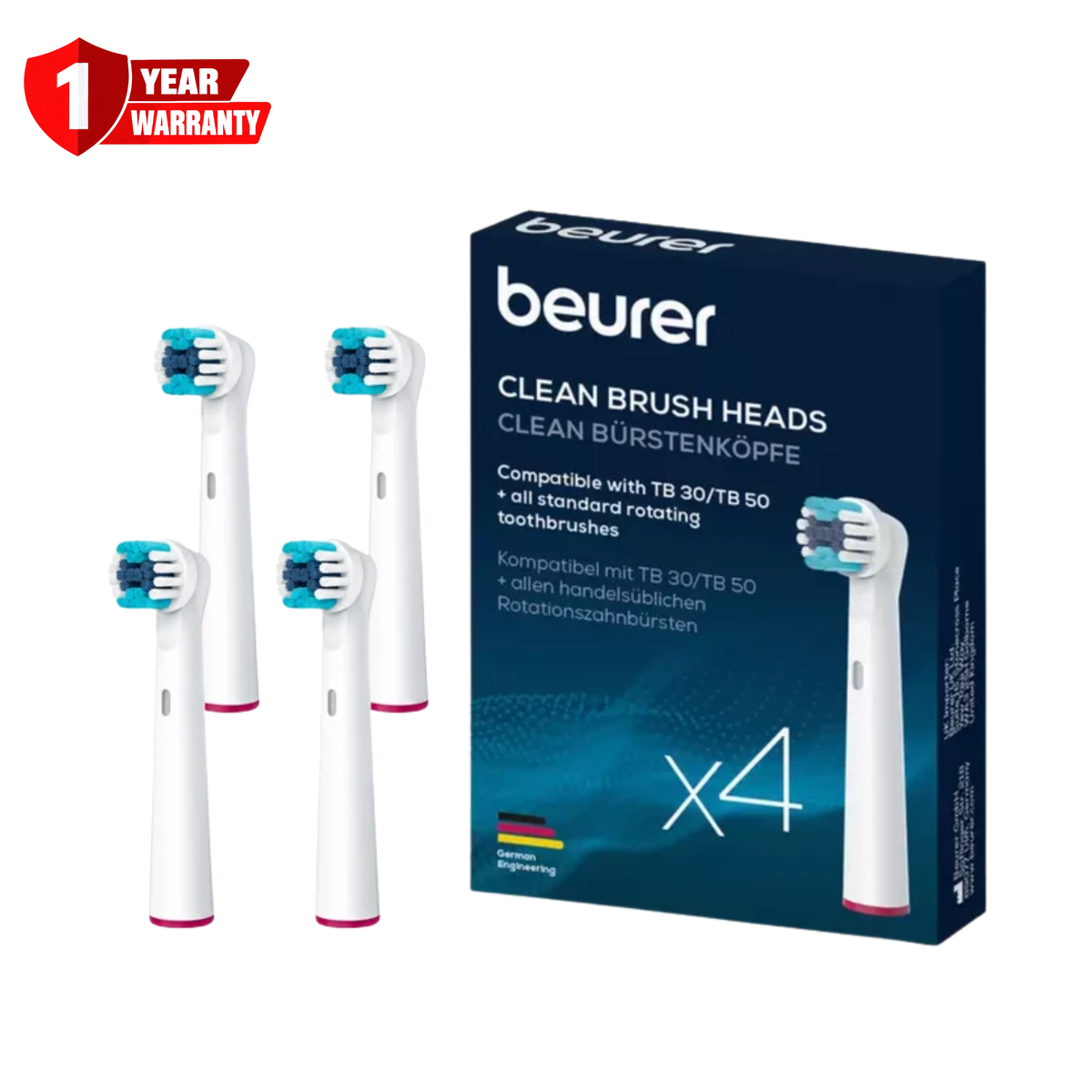 Beurer Clean 4x Brush Heads