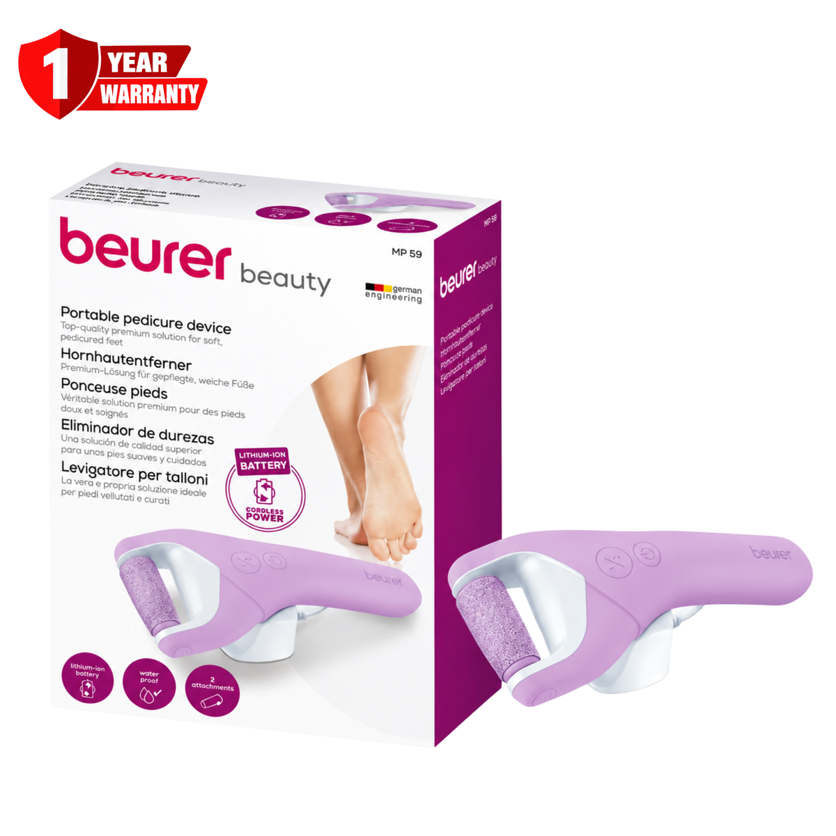 Beurer Portable Pedicure Device MP-59