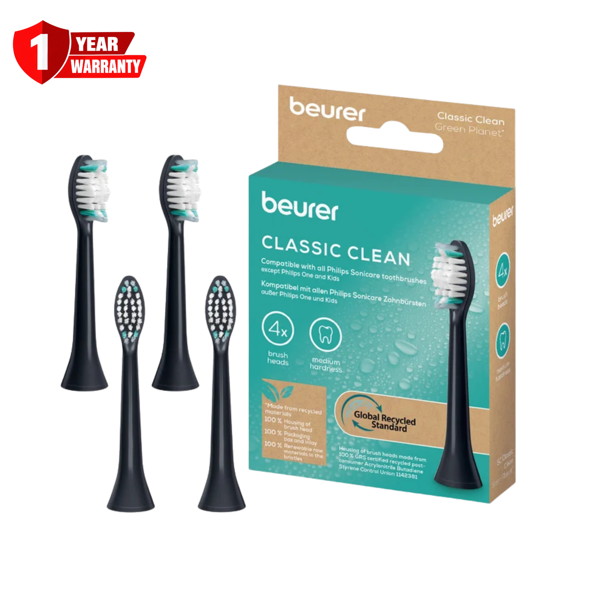 Beurer SC Classic Clean 4x GP Brush heads