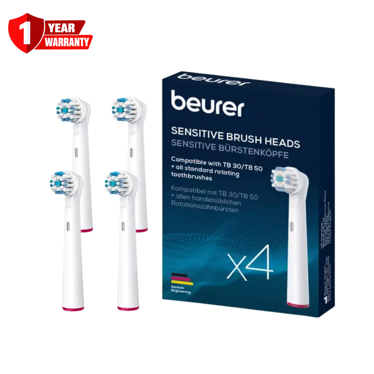 Beurer Sensitive 4x Brush Heads