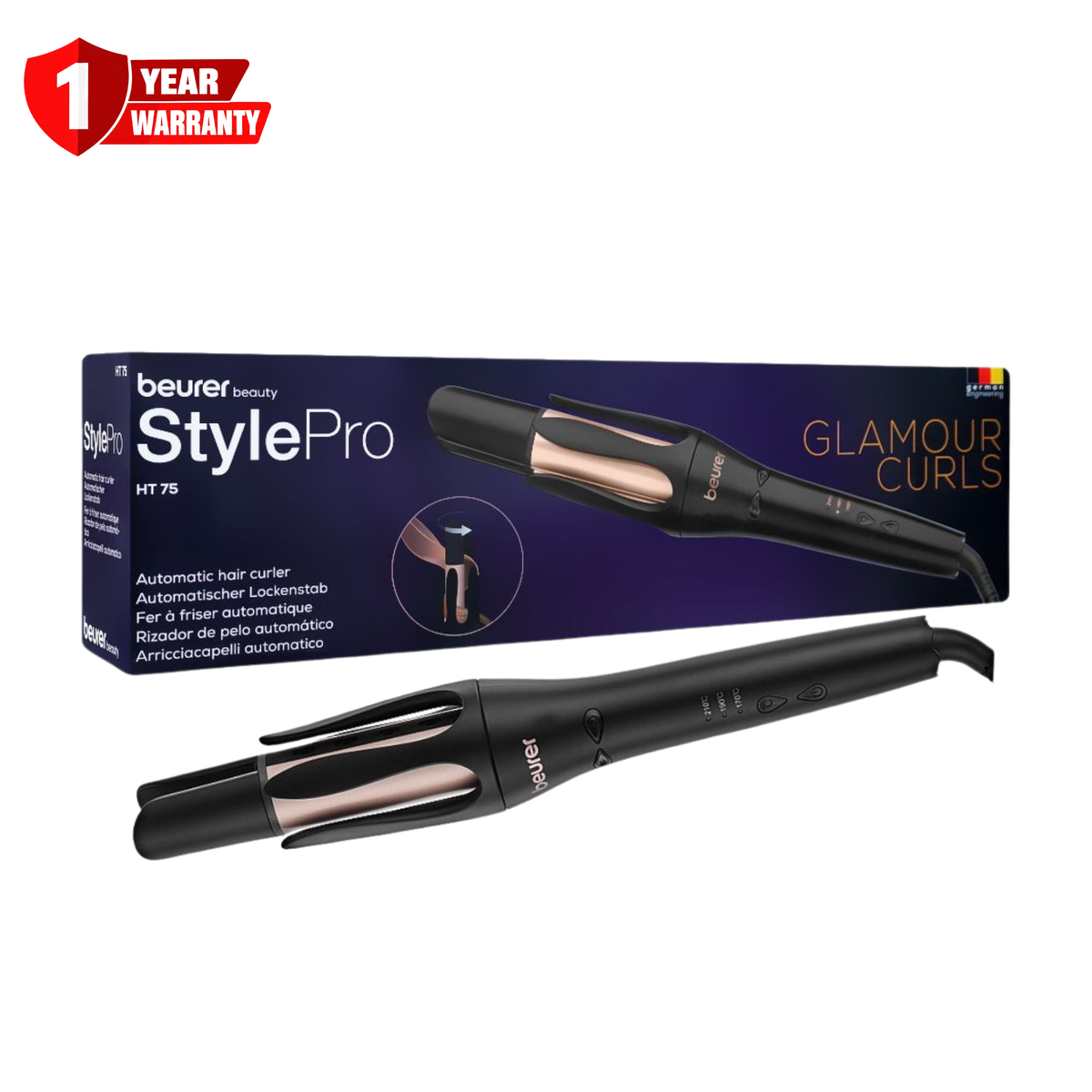 Beurer Style Pro Glamour Curls Automatic Hair Curler HT-75