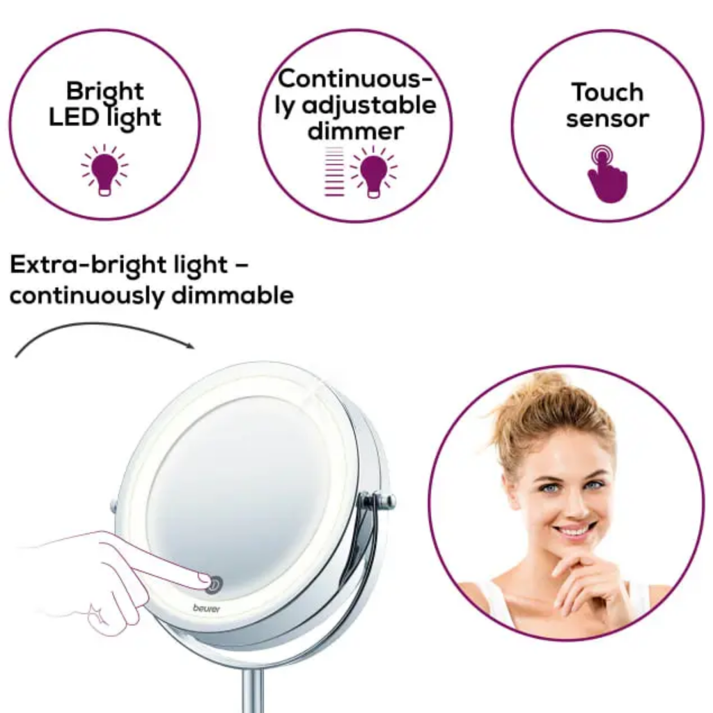 Beurer Illuminated Cosmetics Mirror 7X BS-55