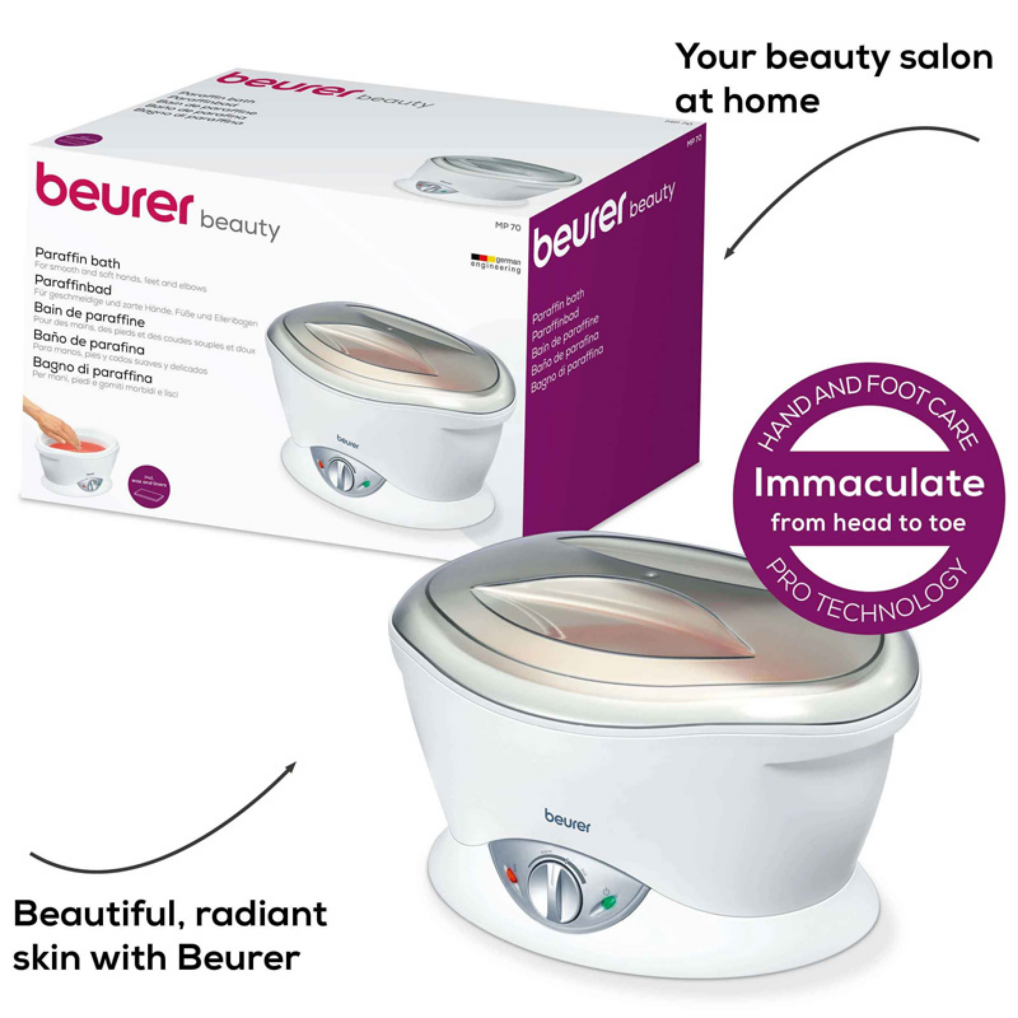 Beurer Paraffin Bath MP-70 Bottle