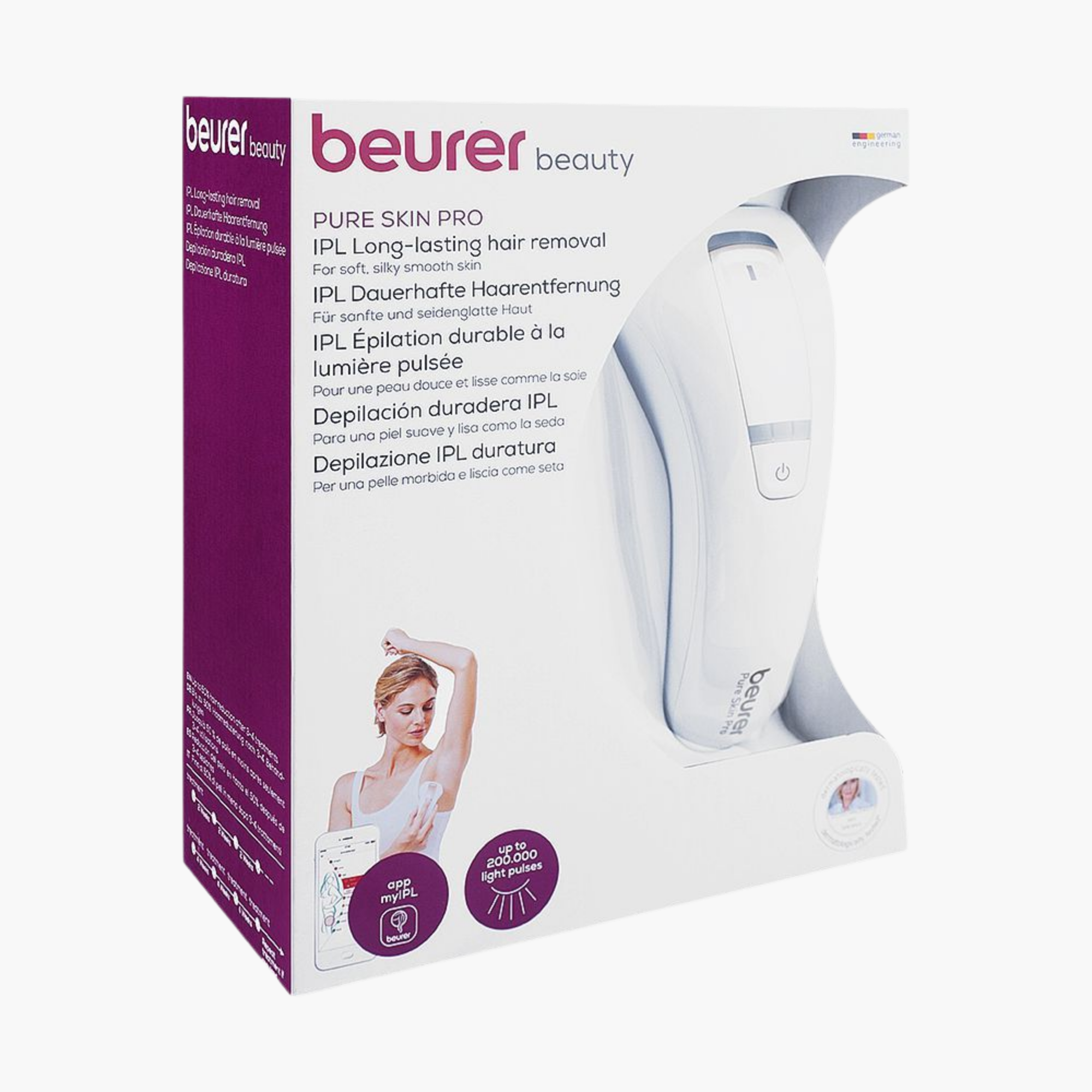 Beurer Pure Skin Pro Long Lasting IPL Hair Removal Device IPL-5500