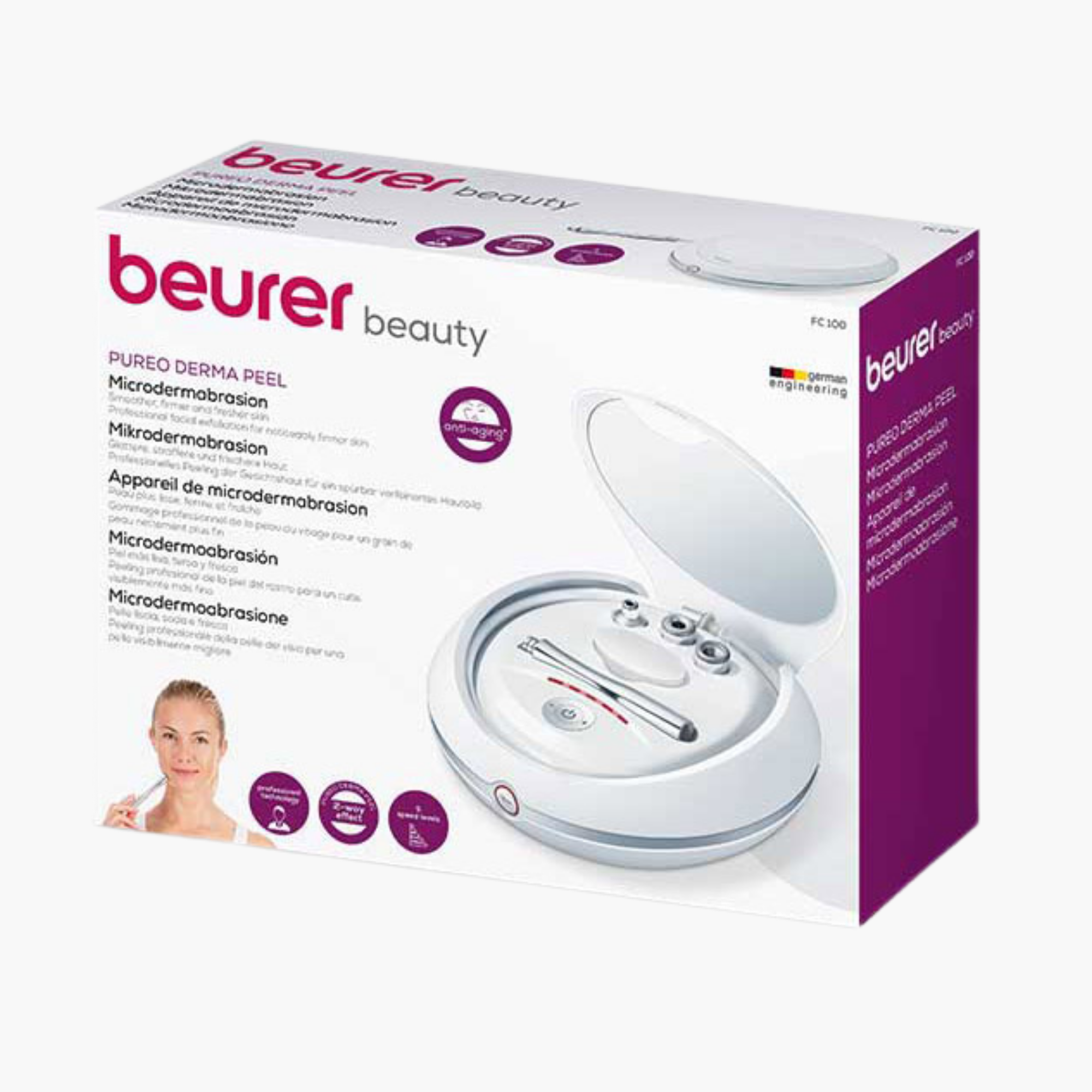 Beurer Pureo Derma Peel Microdermabrasion FC-100 Box 