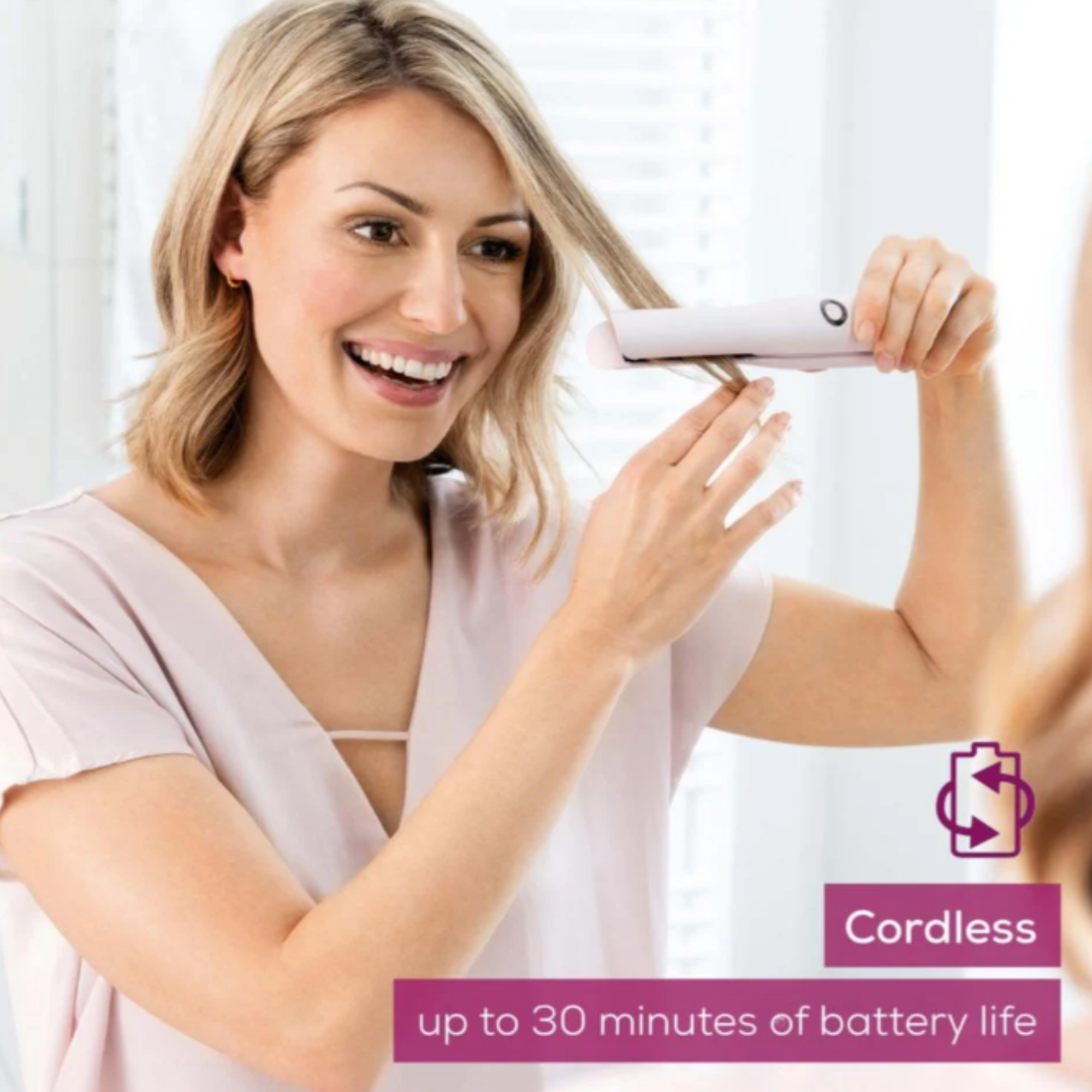 Beurer Style Pro Diamond Look Cordless Hair Straightener HS-20