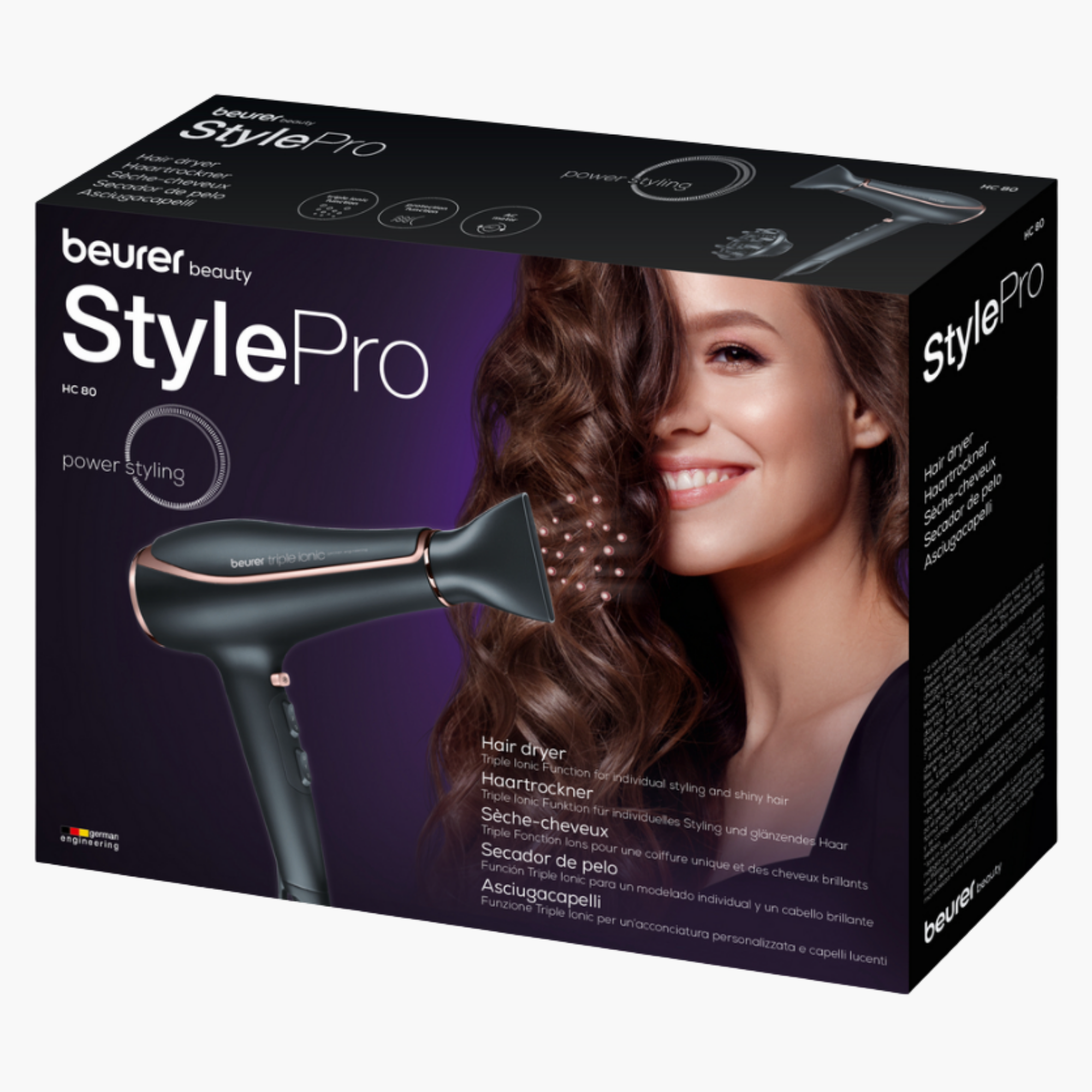 Beurer Style Pro Power Styling Hair Dryer HC-80
