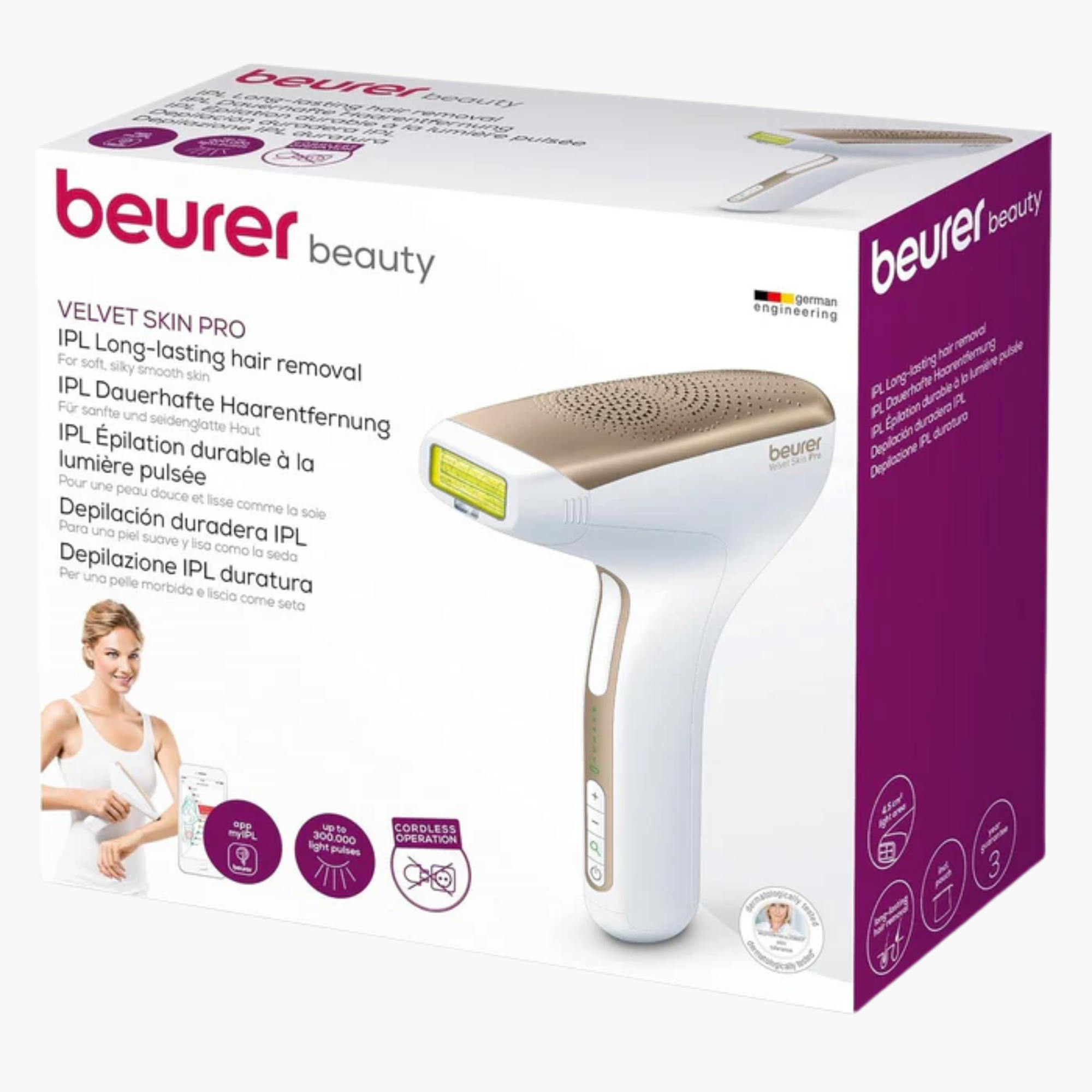 Beurer Velvet Skin Pro Long Lasting Hair Removal Device IPL-8500