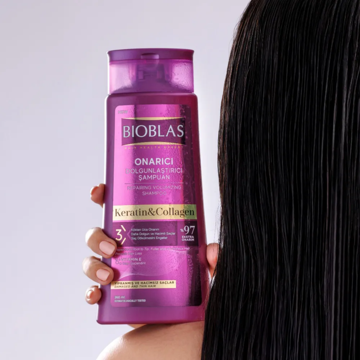 Bioblas Keratin & Collagen Repairing Volumizing Shampoo
