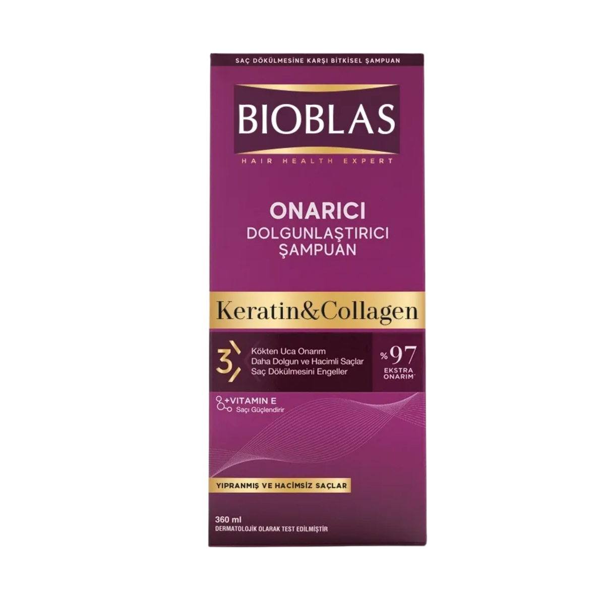 Bioblas Keratin & Collagen Repairing Volumizing Shampoo