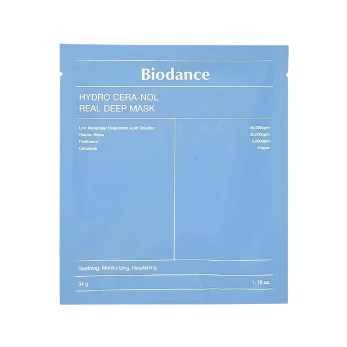 Biodance Hydro Cera-nol Real Deep Mask