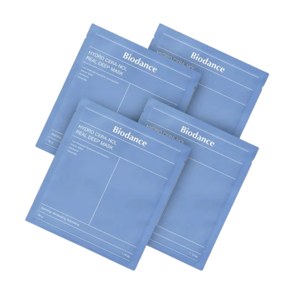 Biodance Hydro Cera-nol Real Deep Mask Pack Of 4