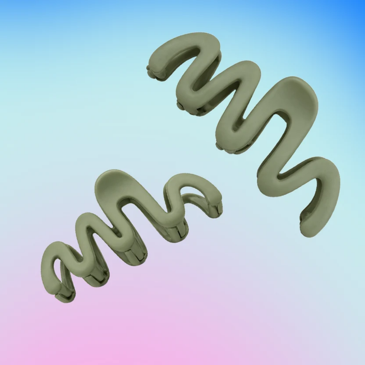 Bleuface Wavy Claw Clip