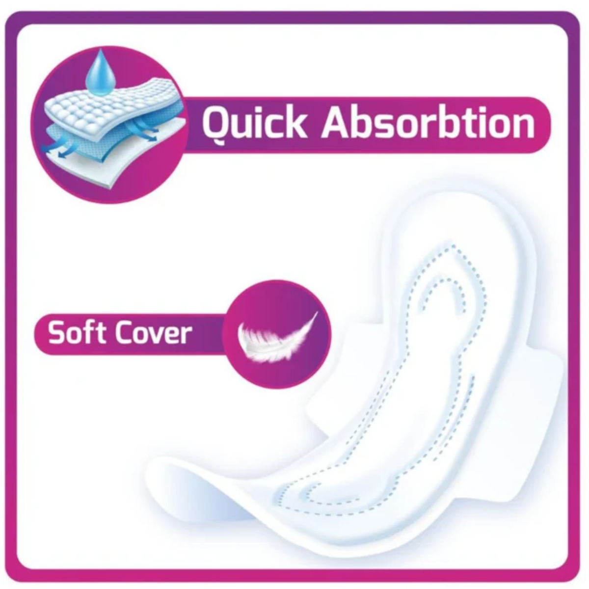 Bodyform Cushion Soft Regular Maxi Sanitary Pads Wings pack