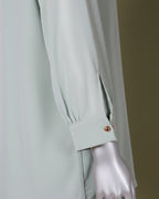 Loom Pakistan Bow Neck Top Mint Green