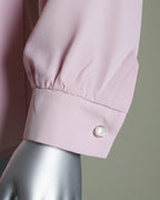 Loom Pakistan Bow Neck Top T-Pink