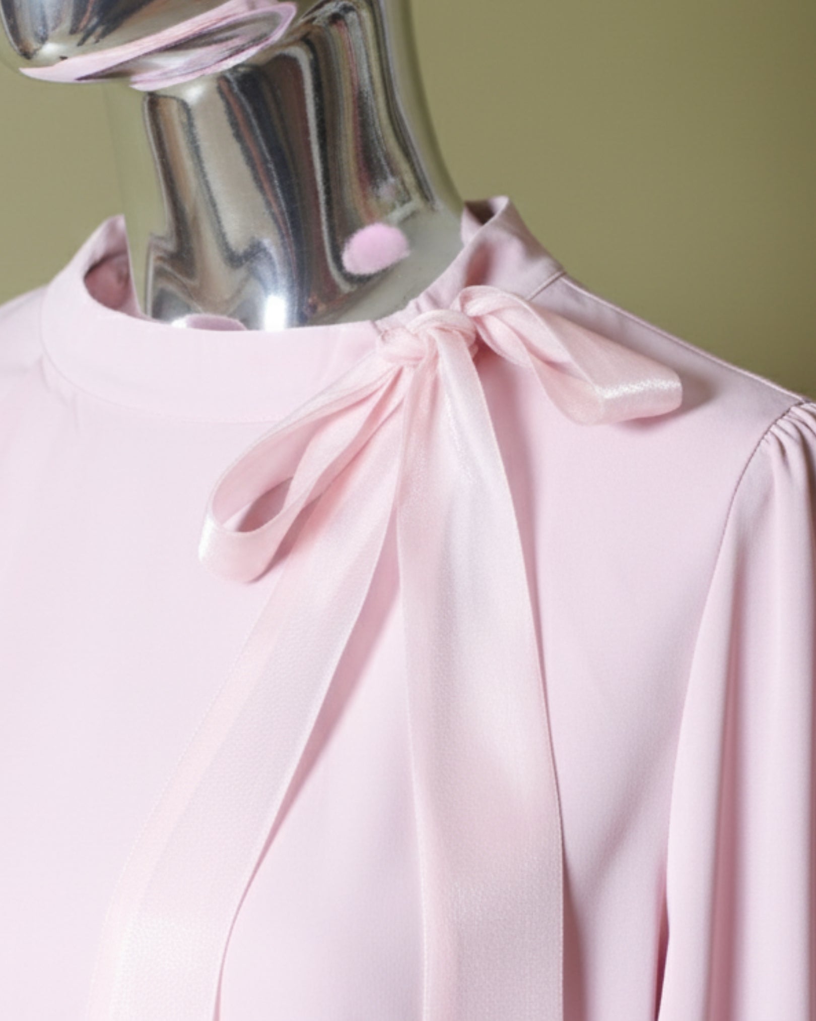 Loom Pakistan Bow Neck Top T-Pink