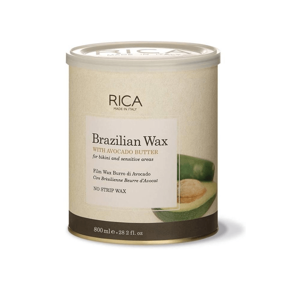 Rica Brazilian Wax With Avocado Butter For Sensitive Skin 800ml - TheSkinFit