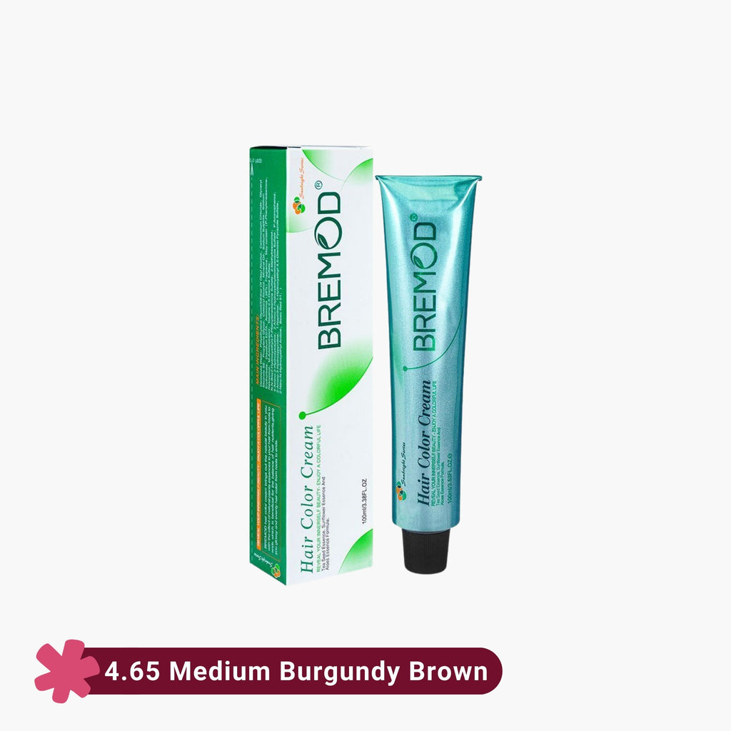 Bremod Hair Color Cream 4.65 Medium Burgundy Brown 100ml