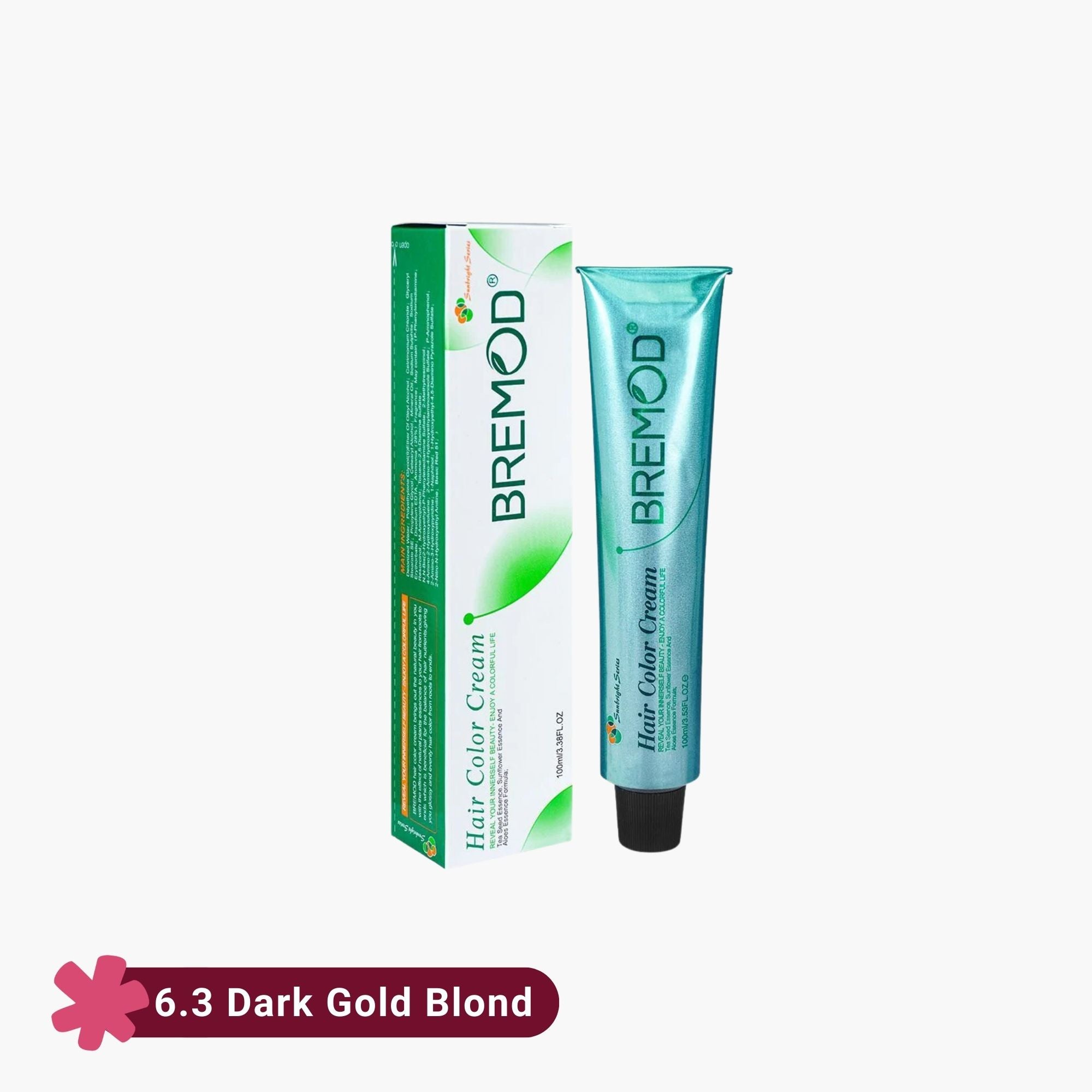 Bremod Hair Color Cream 6.3 Dark Gold Blond 100ml
