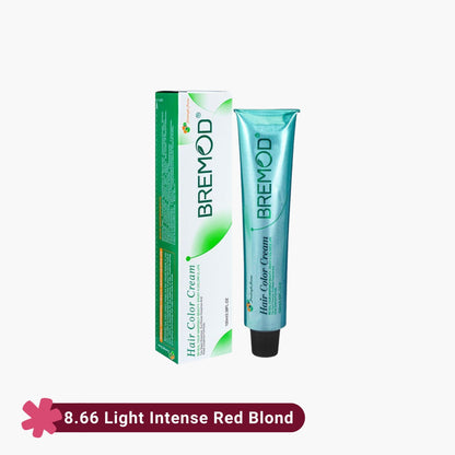 Bremod Hair Color Cream 8.66 Light Intense Red Blond 100ml
