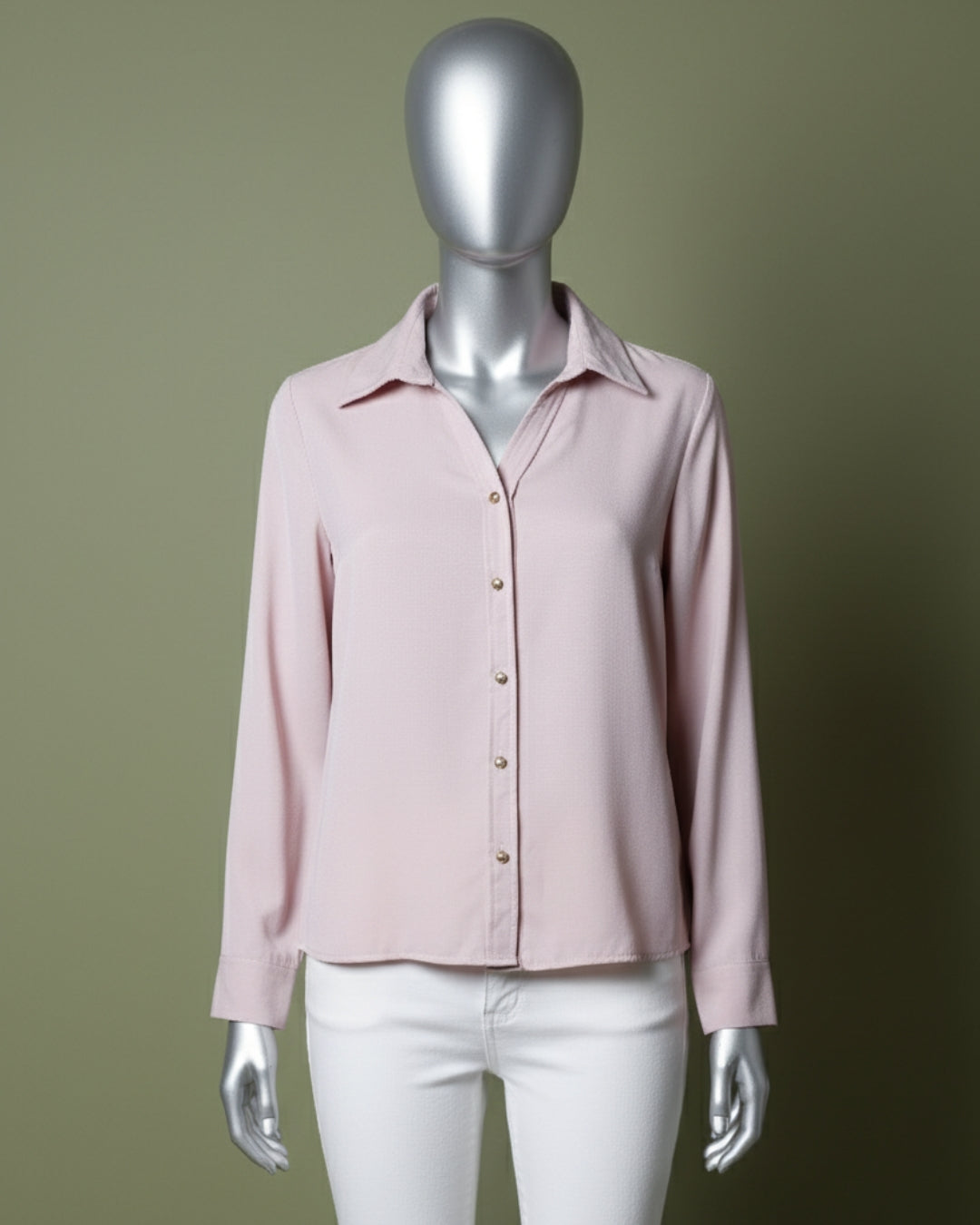 Loom Pakistan Button-Up Shirt Tea Pink