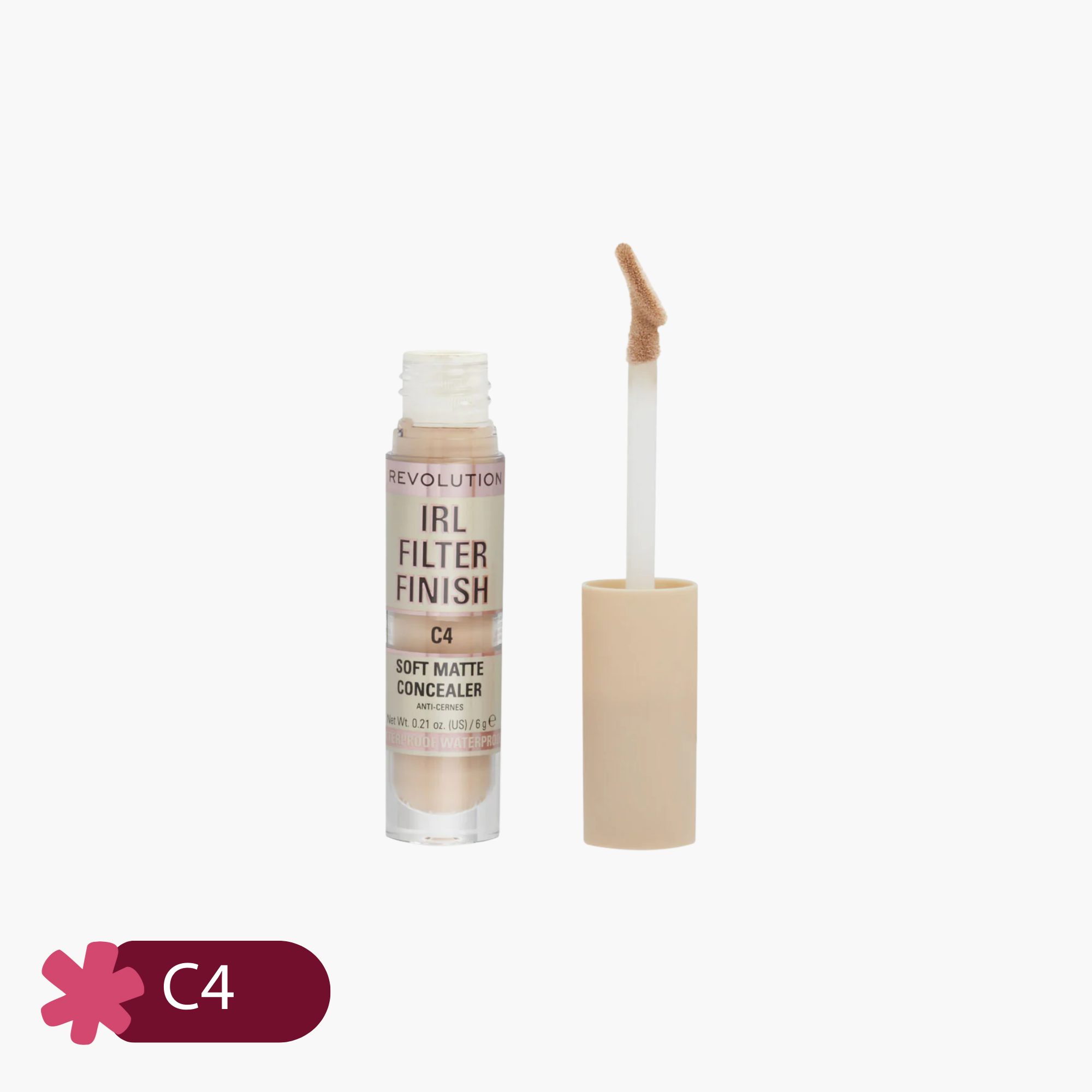 Revolution IRL Filter Finish Soft Matte Concealer C4 6gm