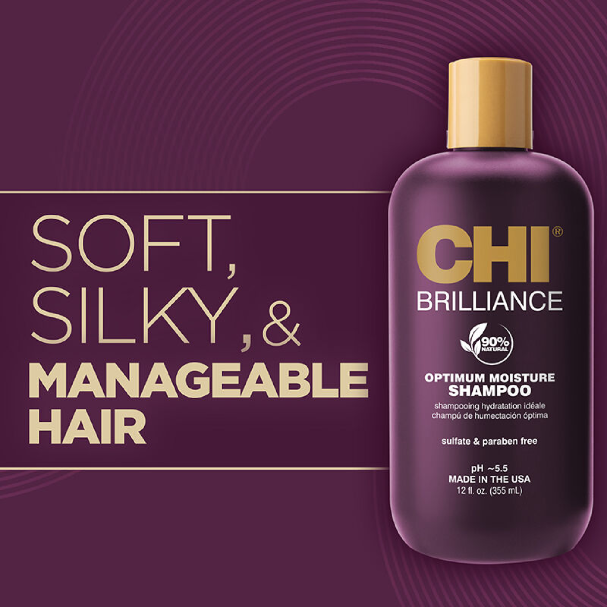 CHI Deep Brilliance Optimum Moisture Shampoo