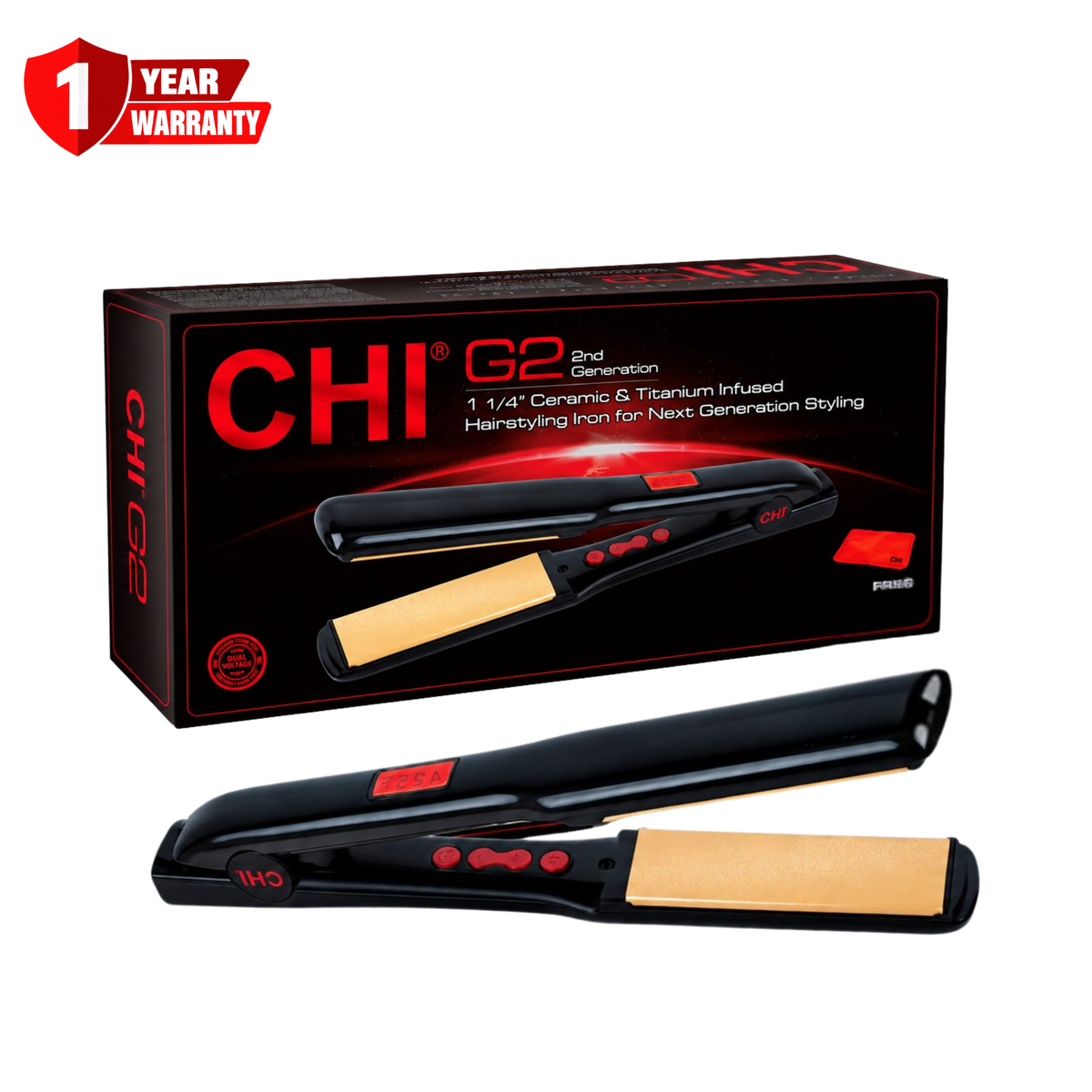 CHI G2 Ceramic & Titanium Flat Iron