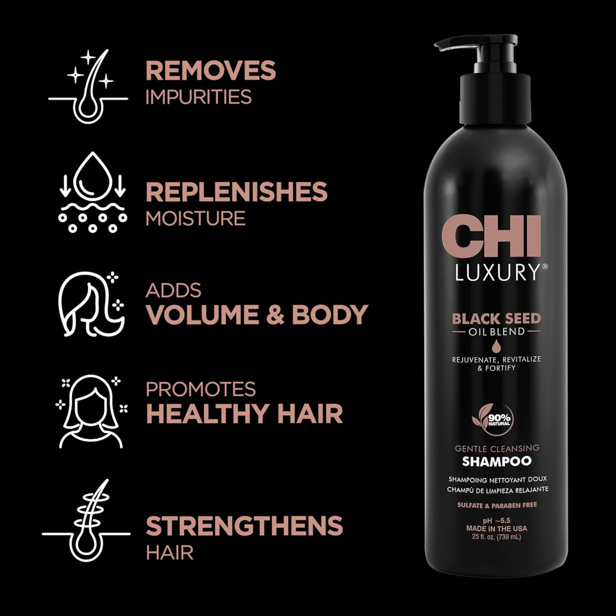 CHI Luxury Gentle Cleansing Shampoo