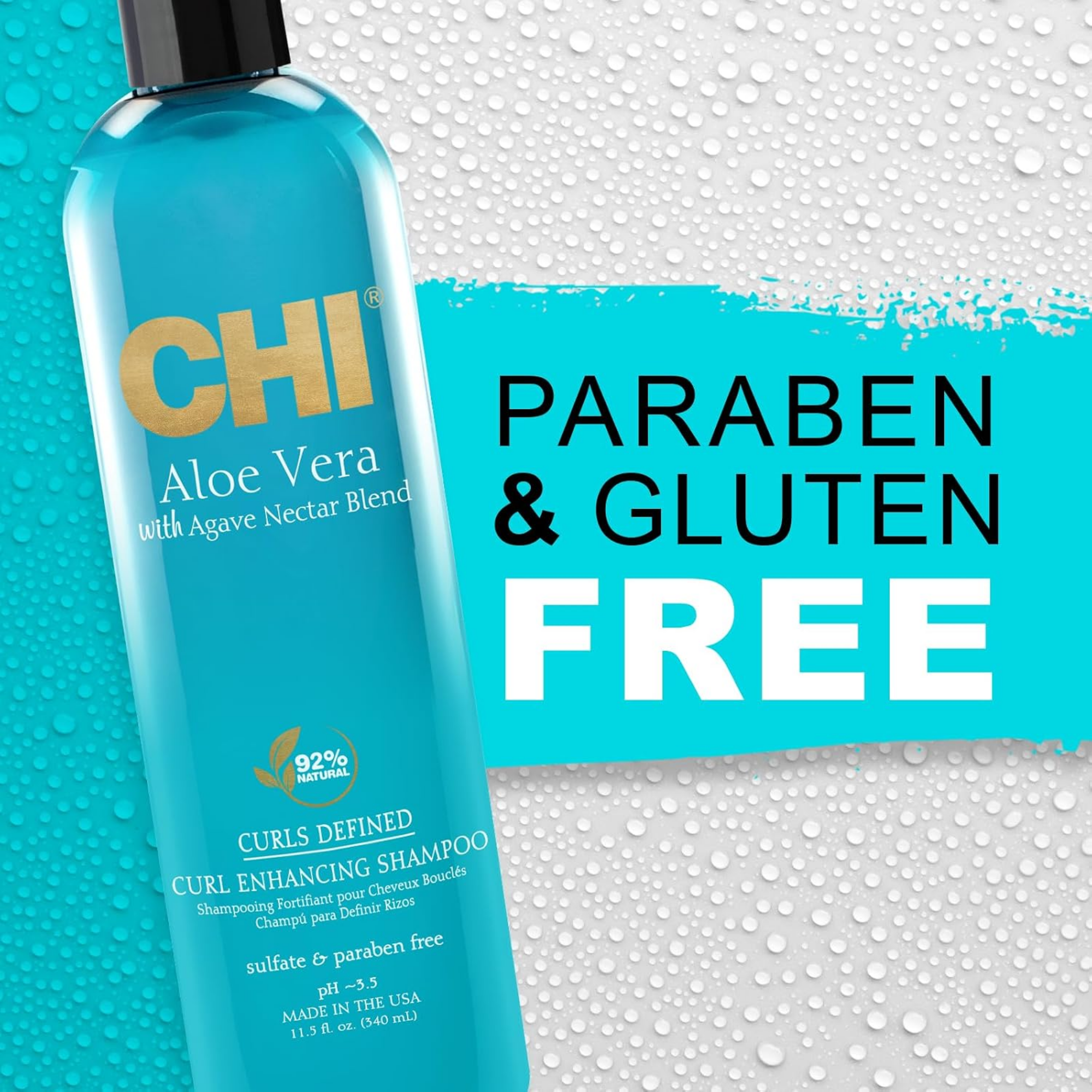 CHI Aloe Vera Curl Enhancing Shampoo