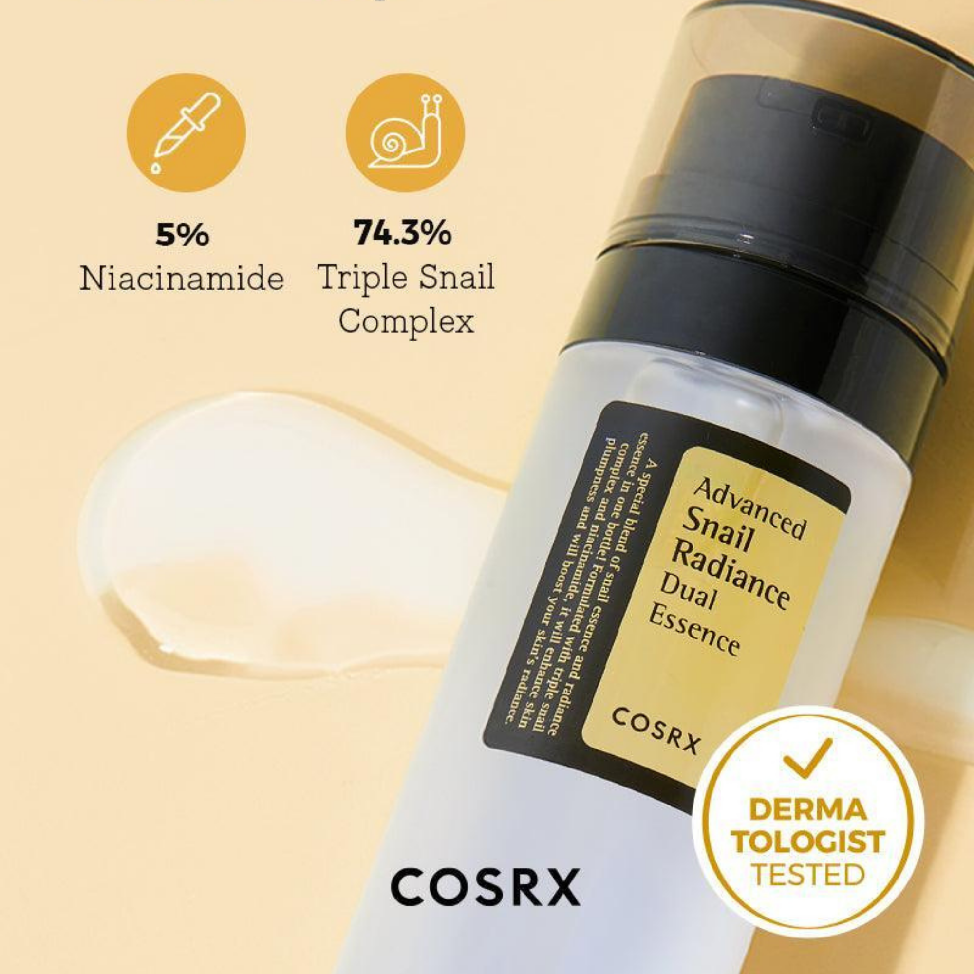 COSRX Advanced Snail Radiance Dual Essence 80ml