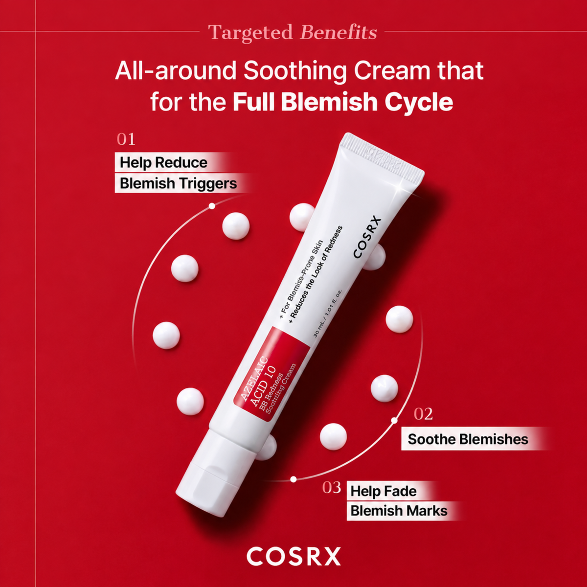 COSRX Azelaic Acid 10 B5 Cream Redness Soothing Cream ingredients