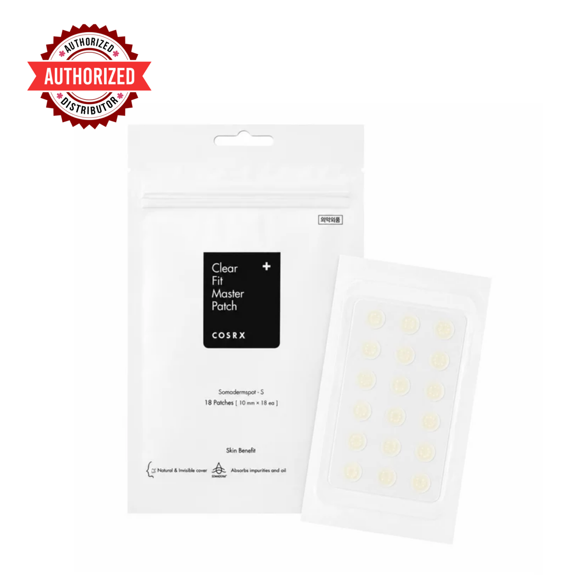 COSRX Clear Fit Master Pimple Patch 18 Patches