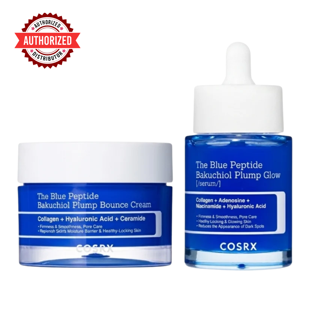 COSRX The Blue Peptide Bakuchiol Plump Duo