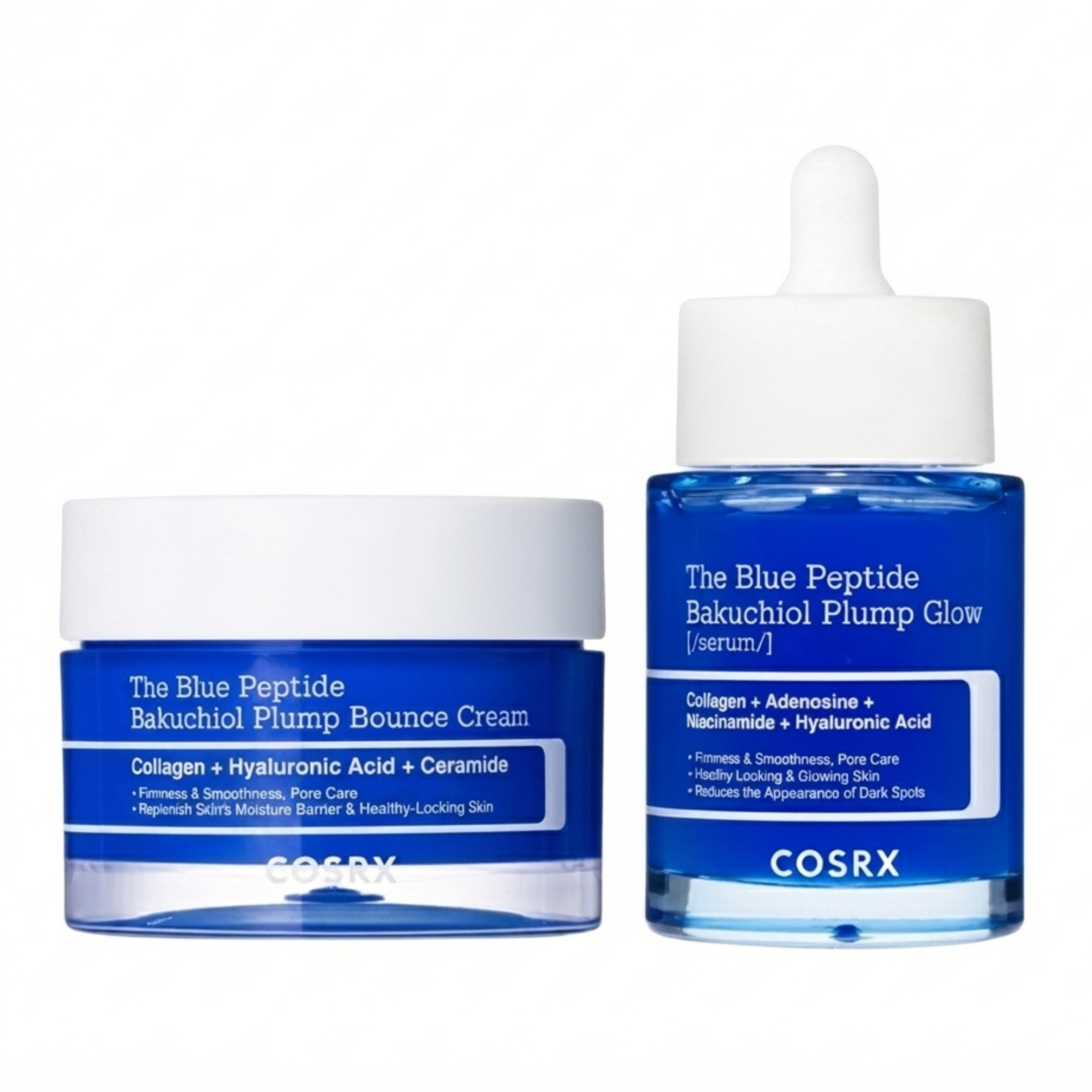 COSRX The Blue Peptide Bakuchiol Plump Duo