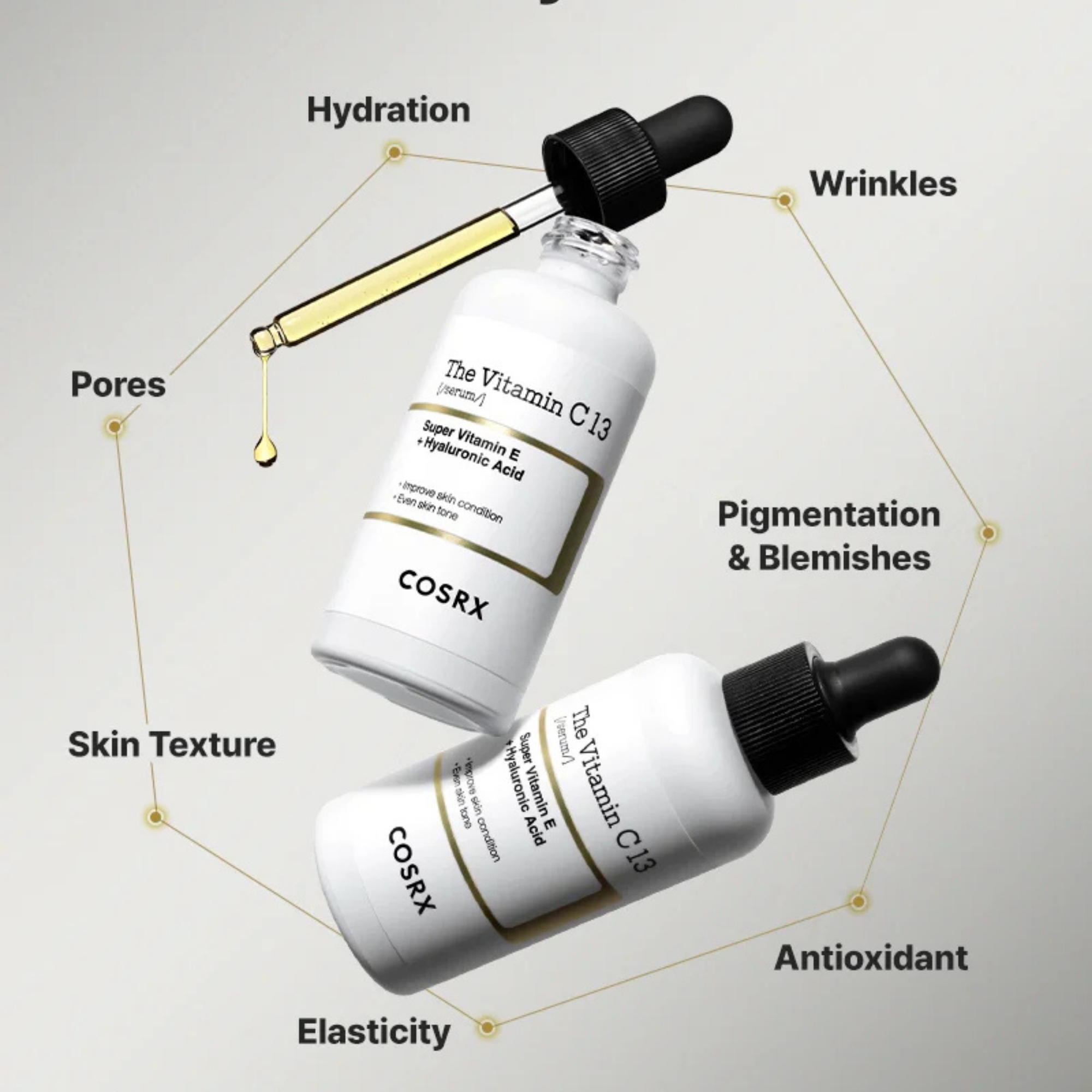COSRX The Vitamin C 13 Serum Super Vitamin E + Hyaluronic Acid 20ml